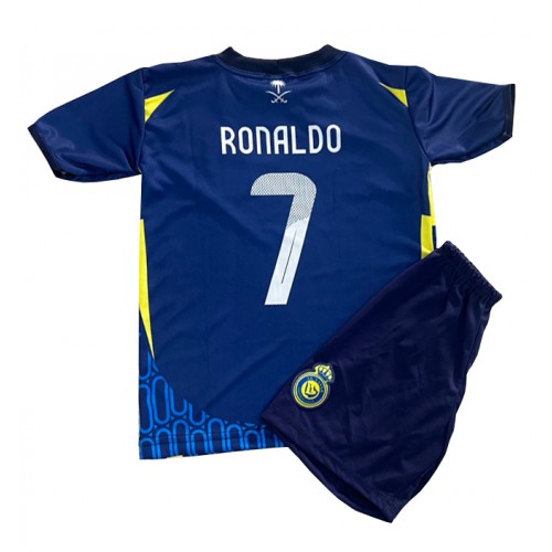 Al-Nassr Cristiano Ronaldo #7 Gostujuci Dres za djecu 2024-25 Kratak Rukav (+ Kratke hlače)